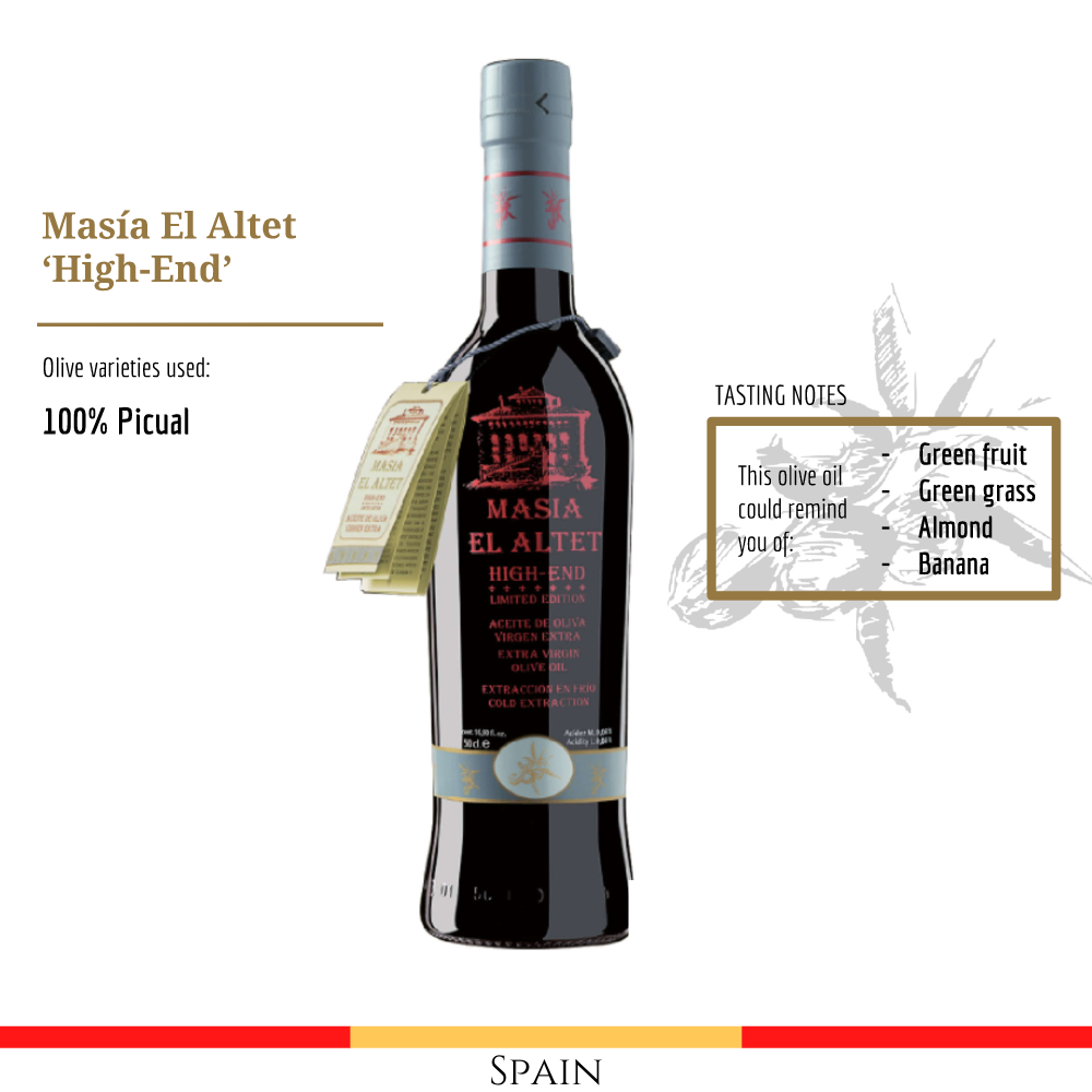 High End Extra Virgin Olive Oil Masia el Altet Terramar Imports Terramar Imports