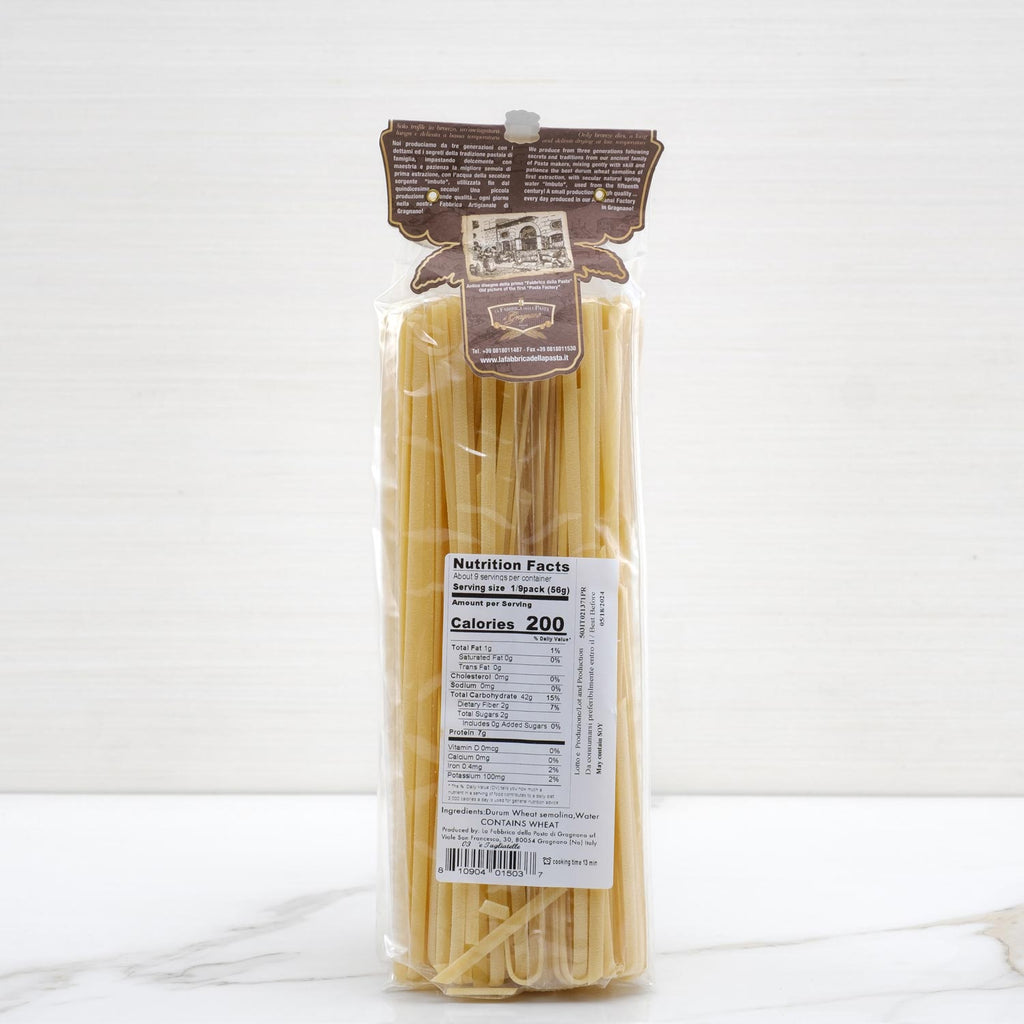Italian Tagliatelle Pasta La Fabbrica della Pasta Terramar Imports Terramar Imports