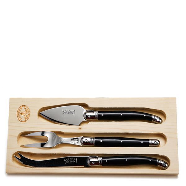 Black Parmesan Cheese Set in Convertible Storage Board - 3 pc Terramar Imports