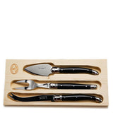 Black Parmesan Cheese Set in Convertible Storage Board - 3 pc