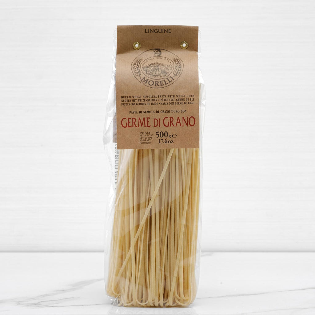Linguine Pasta with Wheat Germ Morelli Terramar Imports Terramar Imports