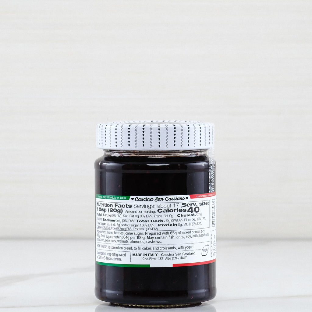 Mixed Berry Extra Jam Cascina San Cassiano Terramar Imports Terramar Imports