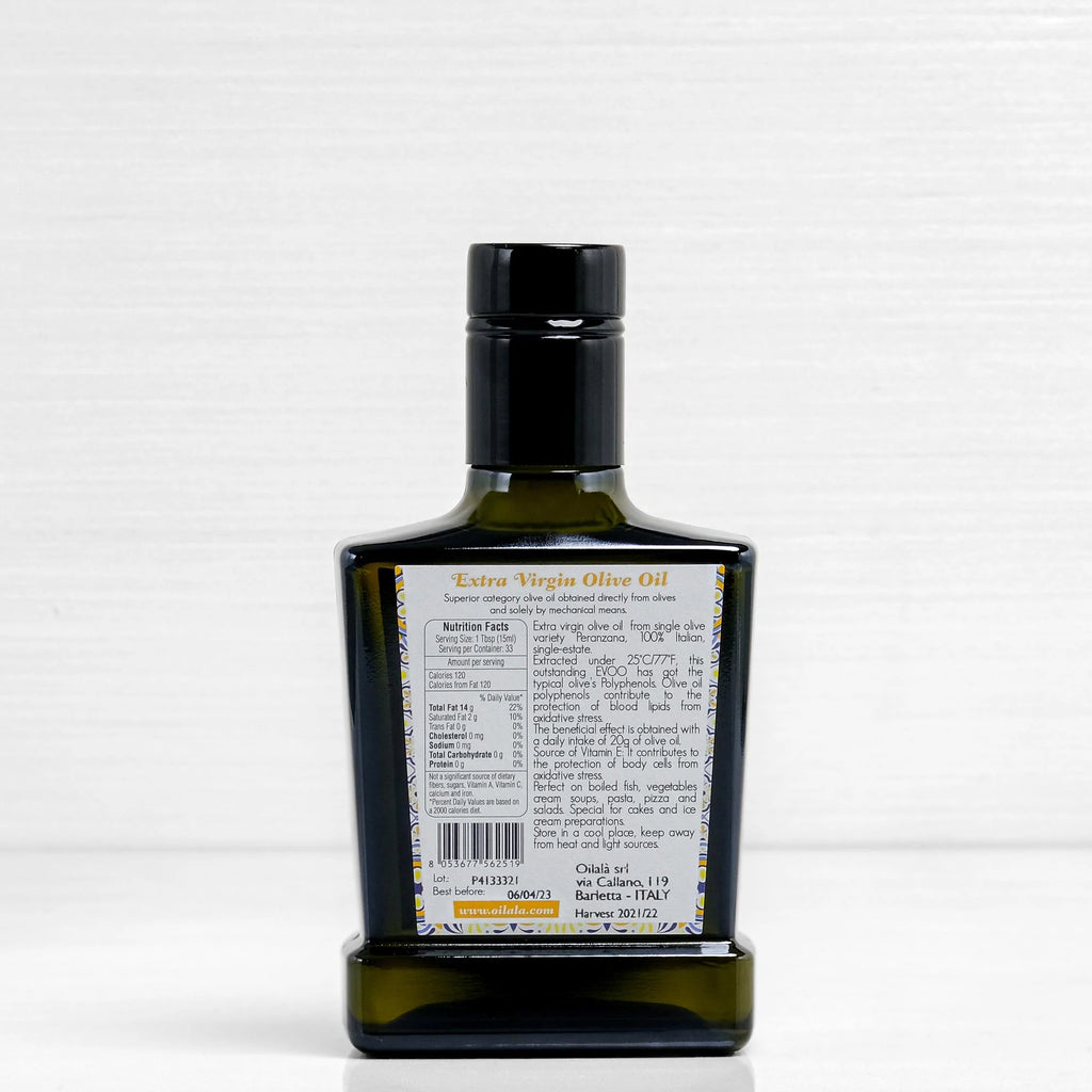 Monocultivar Peranzana King Extra Virgin Olive Oil - Oilala -  Terramar Imports Terramar Imports