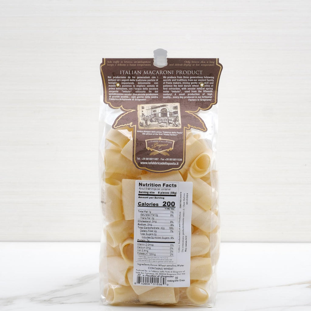 Paccheri Di Gragnano La Fabbrica della Pasta Terramar Imports Terramar Imports