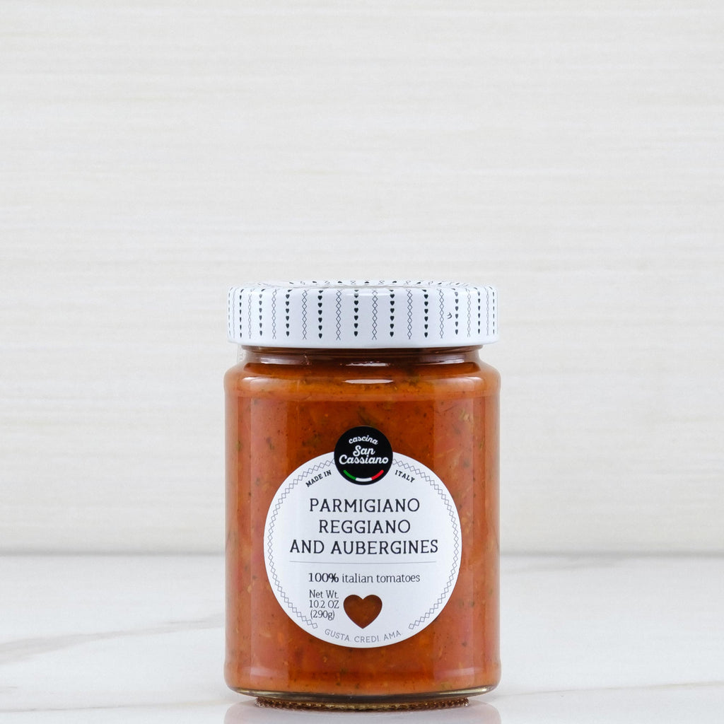 Parmigiano Reggiano Cheese and Eggplant Sauce Cascina San Cassiano Terramar Imports  Terramar Imports