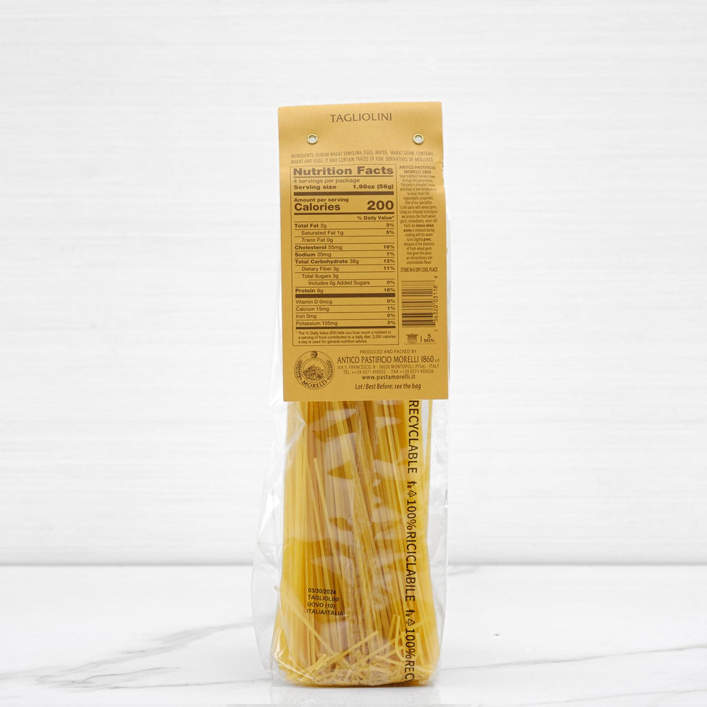 Pasta Egg Tagliolini Morelli Terramar Imports Terramar Imports