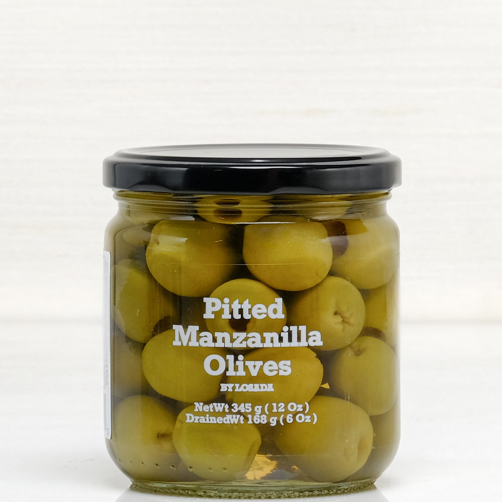 Pitted Manzanilla Olives - 12 oz Terramar Imports