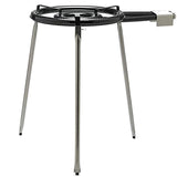 Outdoor Paella Burner with Long Adjustable Legs - 2 Rings - T-460