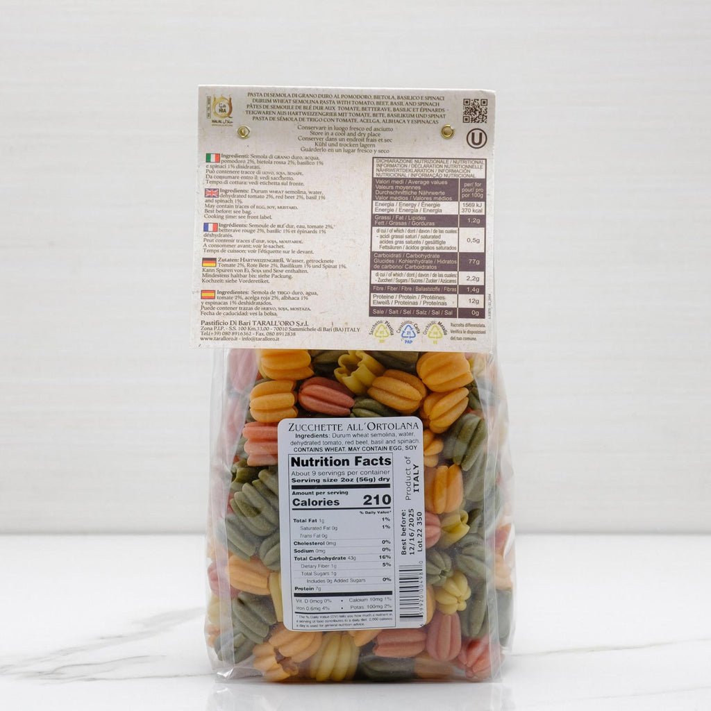 Pumpkin All'Ortolana Pasta Di Bari Terramar Imports Terramar Imports