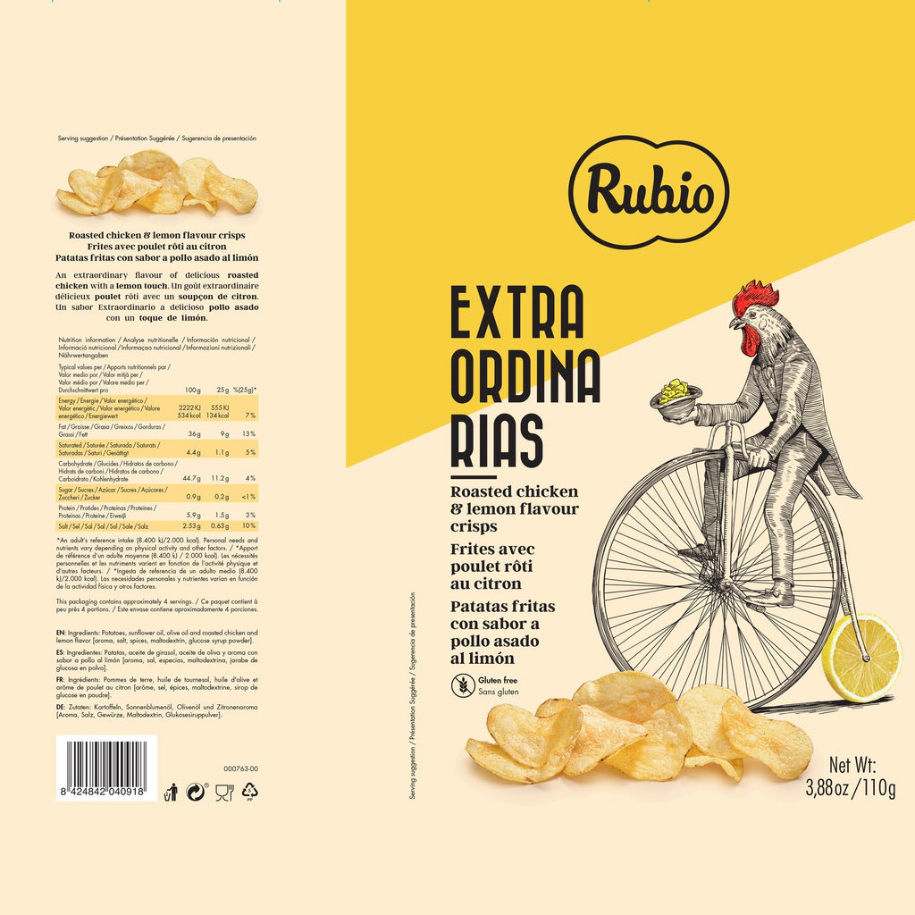 Roasted Chicken & Lemon Flavor Crisps  Terramar Imports