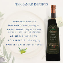 Load image into Gallery viewer, Rosciola Extra Virgin Olive Oil - 250 ml