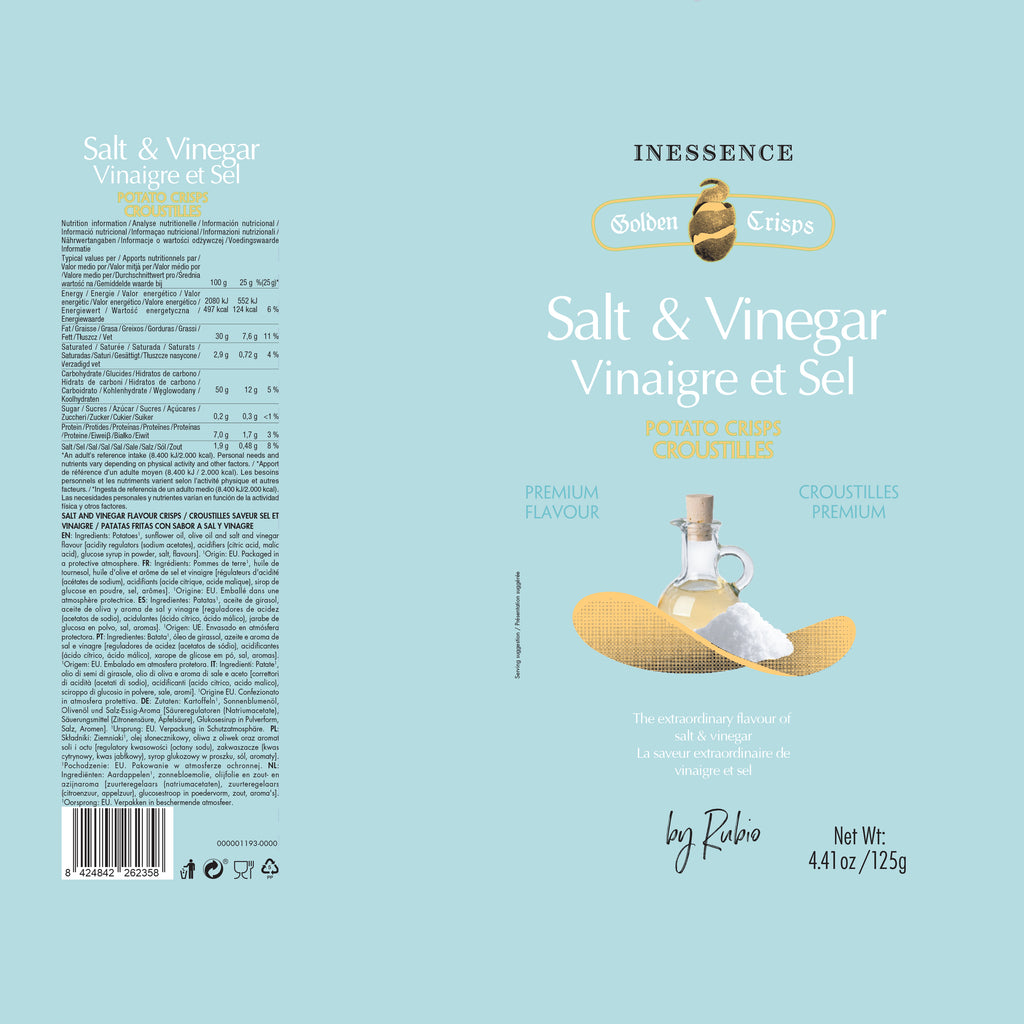 Salt and Vinegar Flavored Chips Terramar Imports