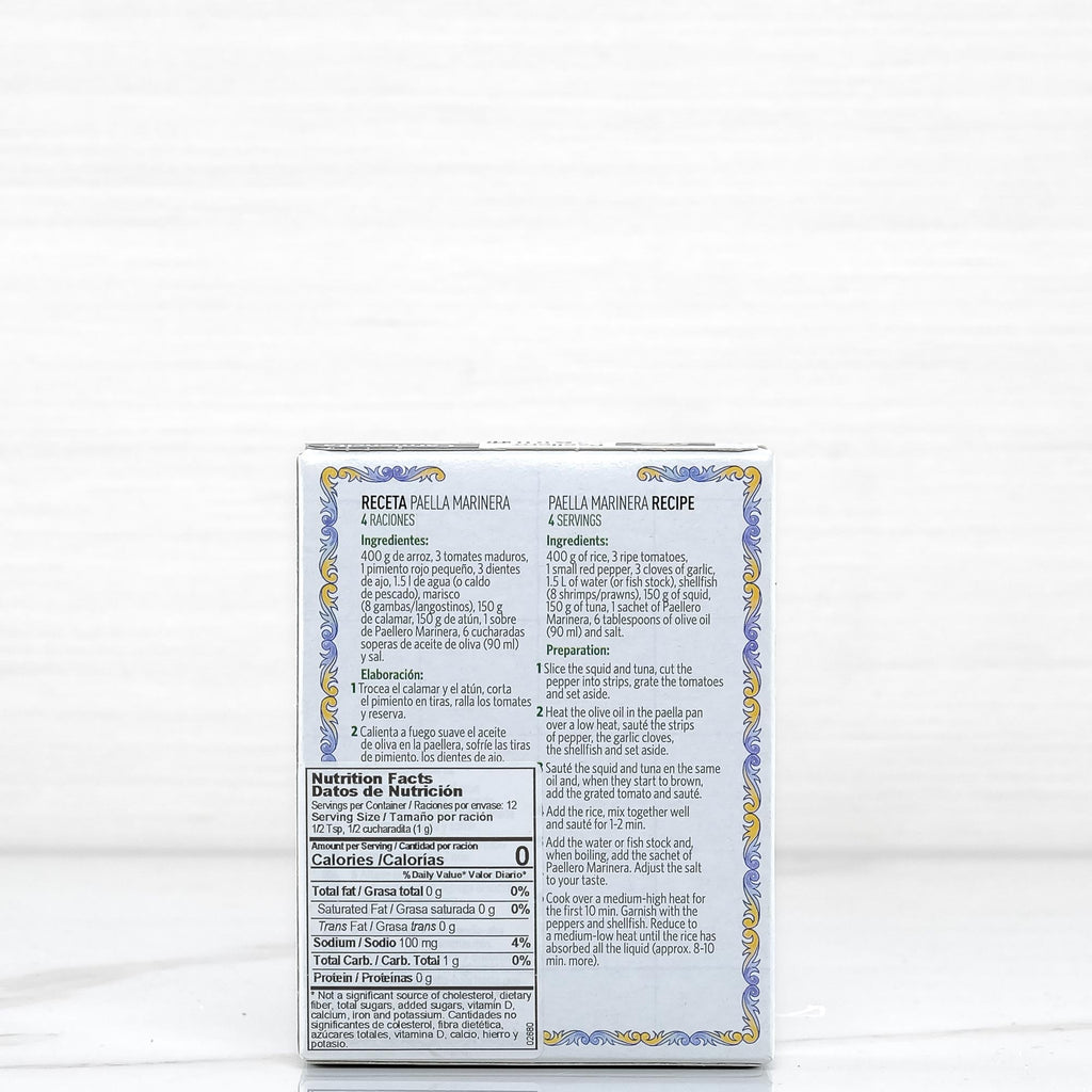 Seafood Paella Spice Mix (Paella a la Marinera) - 3 packets (12 servings)
