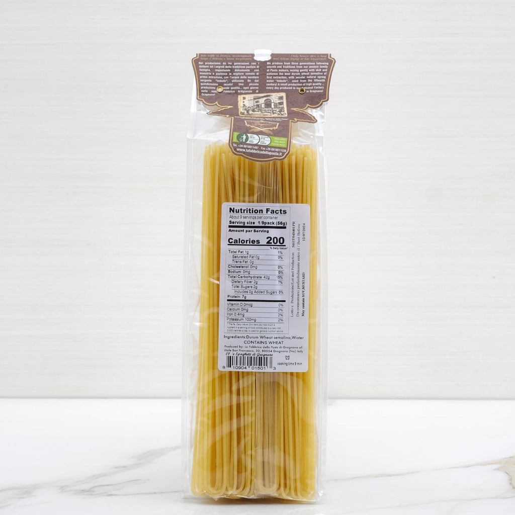 Spaghetti Di Gragnano La Fabbrica della Pasta Terramar Imports Terramar Imports