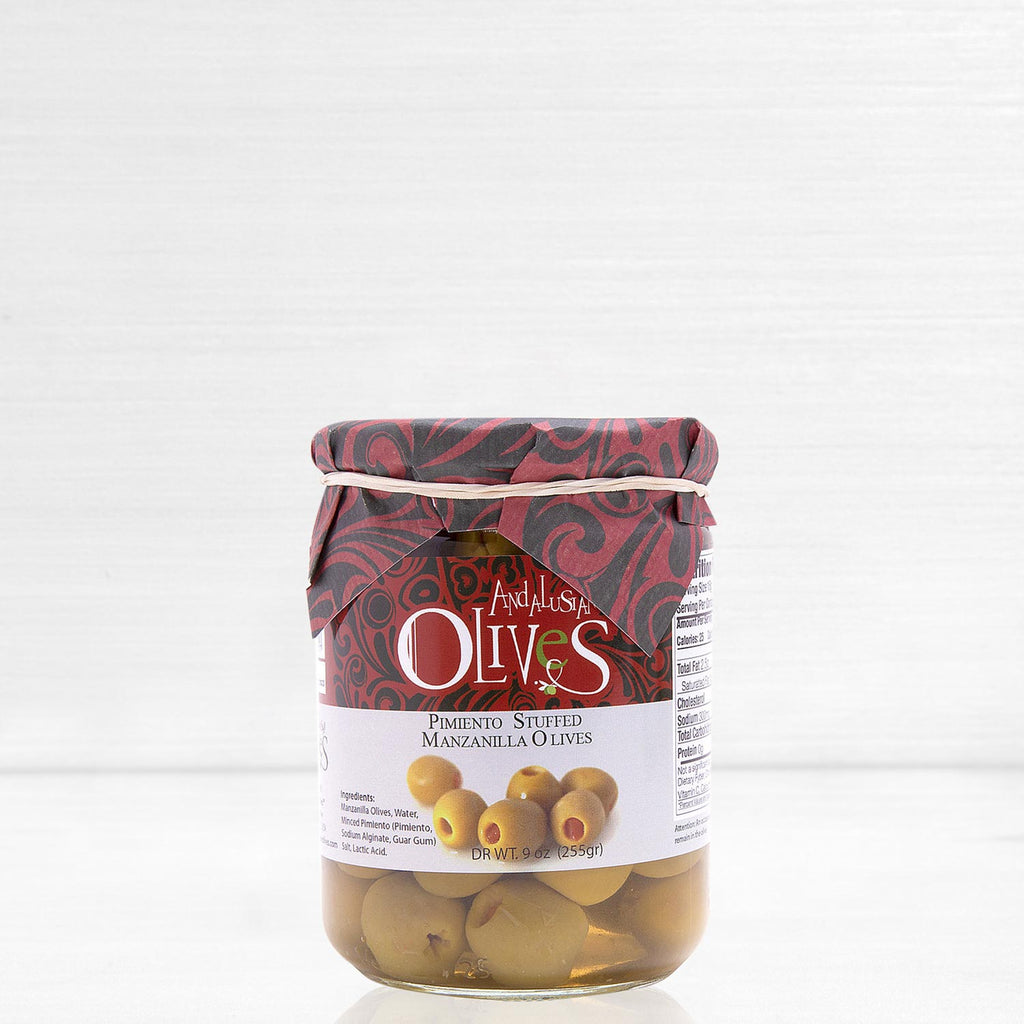 Spanish Green Olives Stuffed with Peppers Andalusian Olives Terramar Imports Terramar Imports