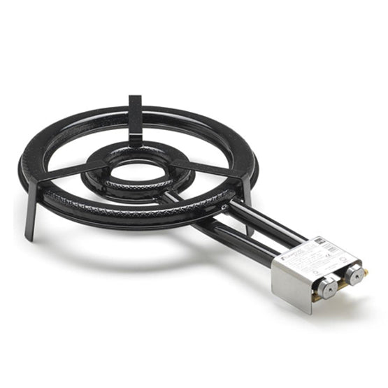 Outdoor Paella Burner with Long Adjustable Legs - 2 Rings - T-380 Terramar Imports