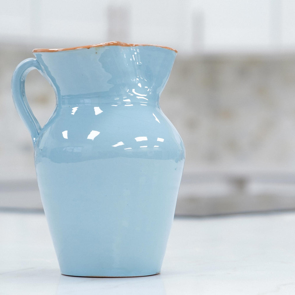 Terracotta Sangria Jar Light Blue - CTB Ceramics - Terramar Imports Terramar Imports