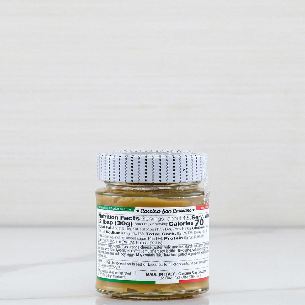 Tiramisu Spread Cascina San Cassiano Terramar Imports Terramar Imports