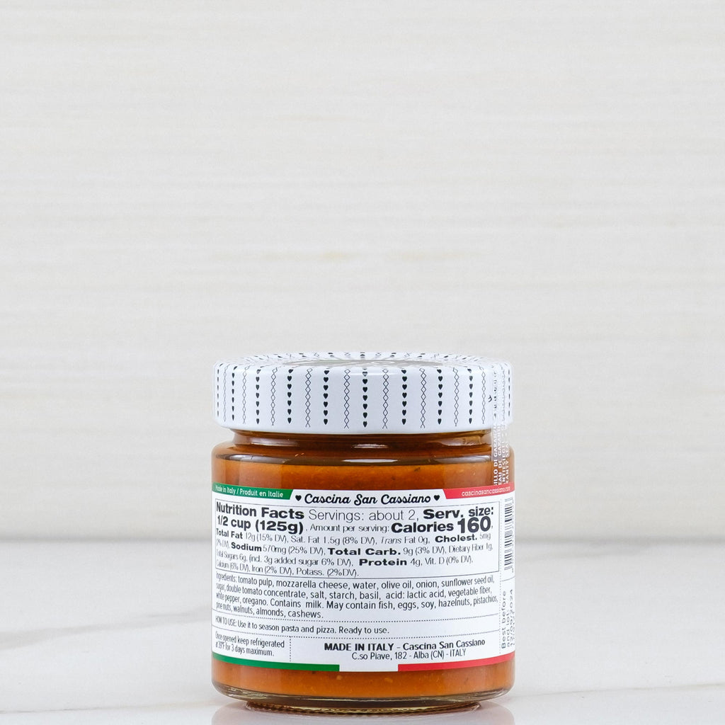 Tomato Sauce with Mozzarella and Basil  Terramar Imports Terramar Imports
