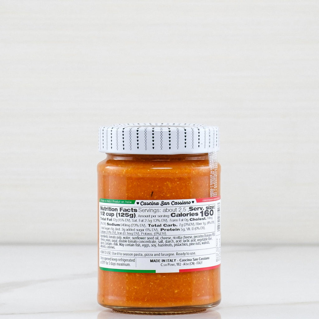 Tomato Sauce with Ricotta and Pecorino Cheese Terramar Imports Terramar Imports
