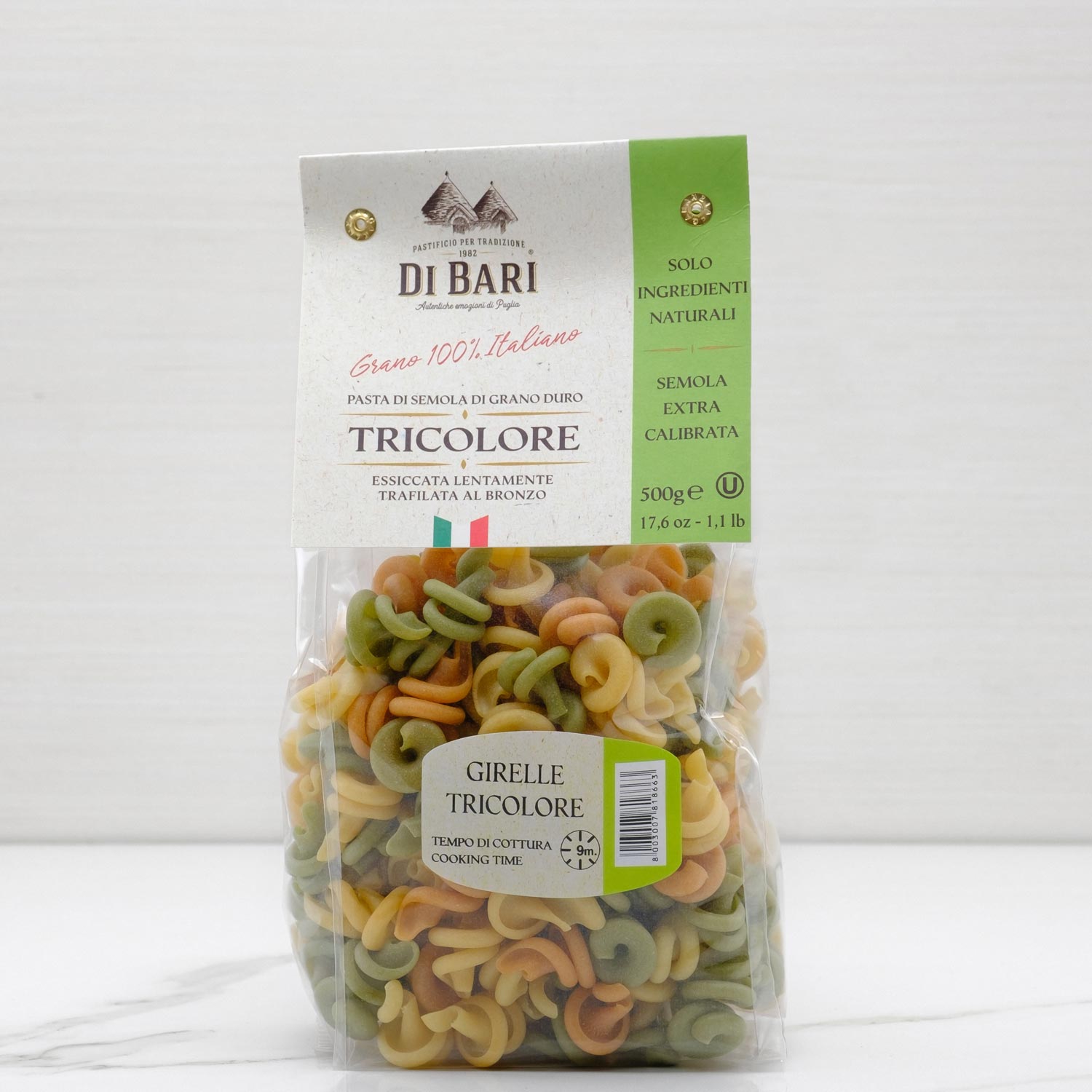 Tricolor Girelle Vesuvio Pasta 500 g Terramar Imports