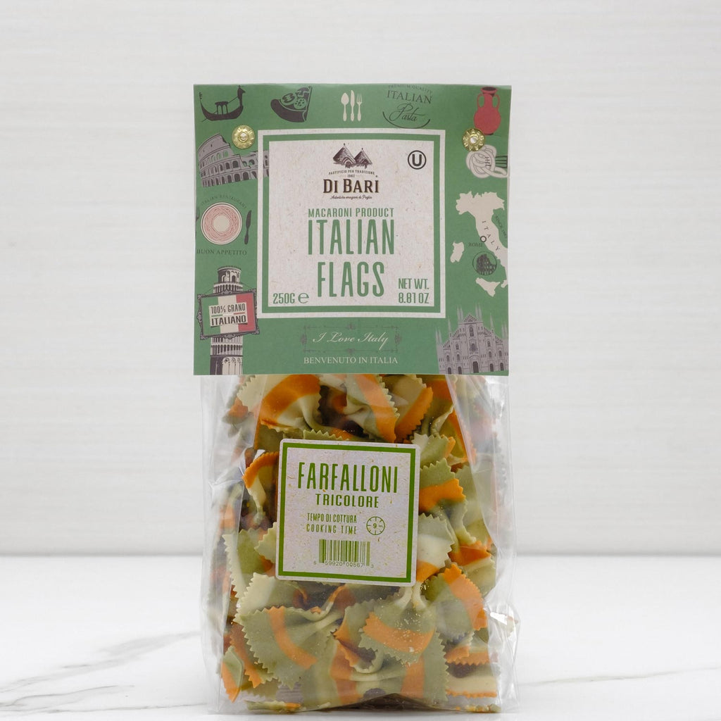 Tricolored Farfalloni Pasta Di Bari Terramar Imports Terramar Imports