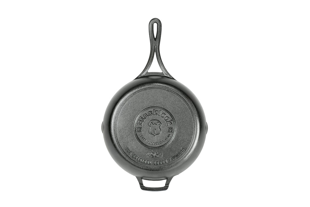 Gourmet Kitchen Cast Iron Fry Pan 26cm - Black