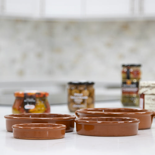 Casserole (Varnished Terra Cotta)  -  4 in (10 cm) Terramar Imports