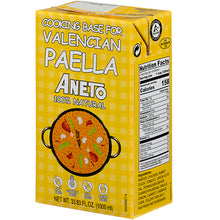 Load image into Gallery viewer, Valencian Paella Cooking Base Broth - 34 fl oz