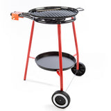 Wheeled Spanish Paella Kit with Gas Burner & Enameled Steel Pan - 18 in (46 cm) up to 12 servings