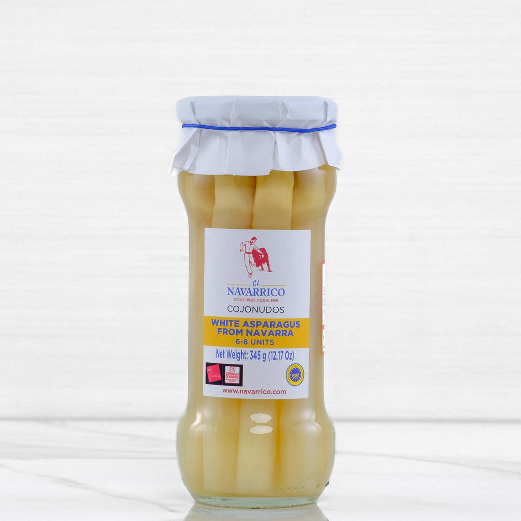 White Asparagus from Navarra Spain El Navarrico Terramar Imports Terramar Imports