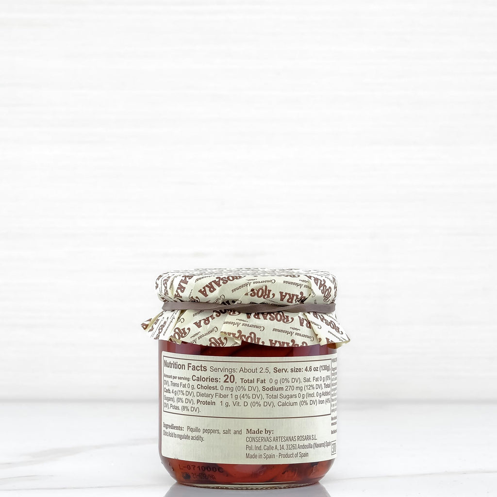 Whole Piquillo Peppers Rosara Terramar Imports Terramar Imports