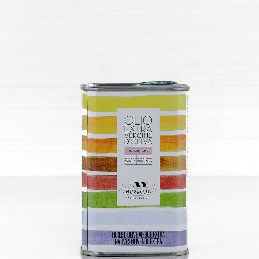 Medium Fruity Monocultivar Peranzana Extra Virgin Olive Oil  - 8.4 fl oz  Terramar Imports