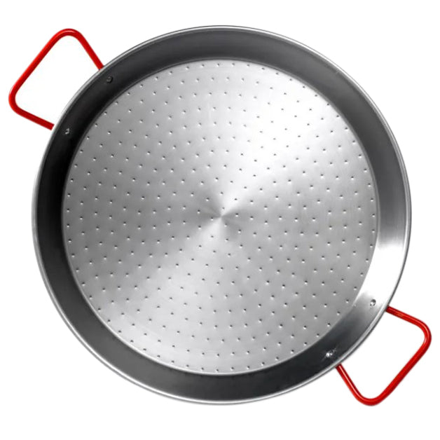Spanish Paella Pan - Polished Steel - 10 in (26 cm) Terramar Imports
