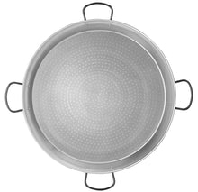 Load image into Gallery viewer, Polished Steel Paella Pan - 45 in / 120 servings