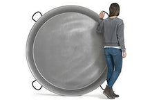 Load image into Gallery viewer, Polished Steel Paella Pan - 63 in / 400 servings