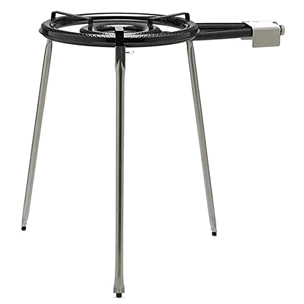 Professional 2 Ring Paella Gas Burner with Long Adjustable Legs - Outdoor - T-380 Terramar Imports