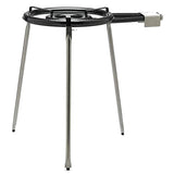 Outdoor Paella Burner with Long Adjustable Legs - 2 Rings - T-380