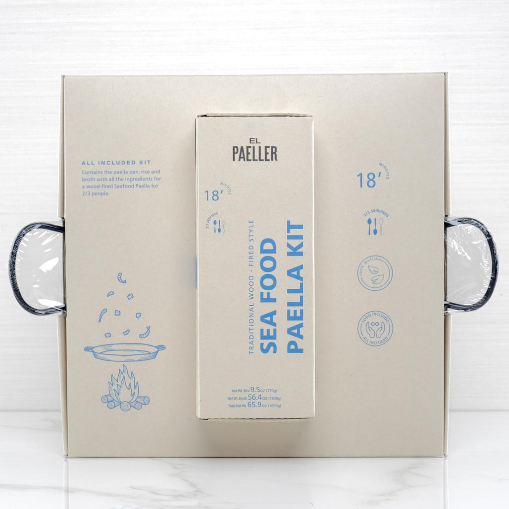 Seafood Paella Kit with Paella Pan El Paeller - Terramar Imports Terramar Imports